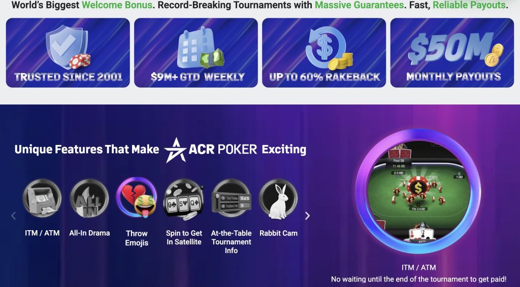 ACR Poker Florida Highlights Screenshot